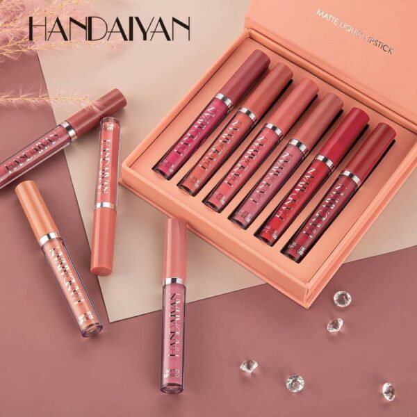 Handaiyan 6pcs liquid matte lipstick