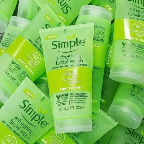 Simple refreshing face wash
